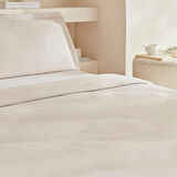 Karaca Home White Collection Lavin %100 Pamuk Çift Kişilik Nevresim Takımı Bej