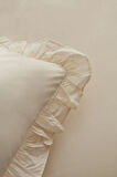 Karaca Home Pure Ruffle %100 Pamuk King Size Nevresim Takımı Açık Bej