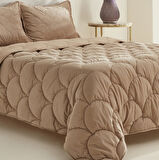 Karaca Home Cowrie Çift Kişilik Luxury Comfort Set/Uyku Seti Bej