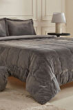 Karaca Home Flufy Tek Kişilik Soft Dream Comfort Set/Uyku Seti Antrasit 