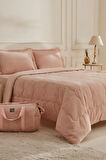 Karaca Home Flufy Tek Kişilik Soft Dream Comfort Set/Uyku Seti Pudra