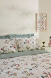 Karaca Home Dina %100 Pamuk Çift Kişilik Nevresim Takımı Multicolor