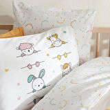 Karaca Home Little One Pudra Beyaz Bebek Nevresim Takımı