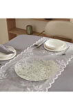 Karaca Home Autumn Dekoratif Tabak Gümüş