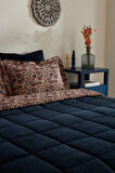 Karaca Home Cassie Luxury Çift Kişilik Comfort Set/Uyku Seti Lacivert