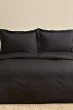Karaca Home Uniq %100 Pamuk Saten King Size Nevresim Takımı Siyah