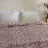 Karaca Home Elvira Tek Kişilik Akrilik Battaniye Mürdüm