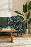 Karaca Home Flanel Throw Tv Battaniyesi Petrol Yeşili
