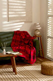 Karaca Home Flanel Throw Tv Battaniyesi Kırmızı