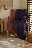 Karaca Home Flanel Throw Tv Battaniyesi Gri/Kırmızı