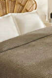 Karaca Home Mady %100 Cotton Waffle Çift Kişilik Tek Pike Taş