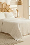Karaca Home Mady %100 Cotton Waffle Çift Kişilik Tek Pike Beyaz