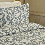 Karaca Home Alina Çift Kişilik Yatak Örtüsü Takımı Mavi 