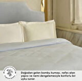 Karaca Home Alya Fistolu Bambu Çift Kişilik Pike Mavi