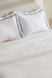 Karaca Home White Collection Doris %100 Pamuk Çift Kişilik Yatak Örtüsü Takımı Mavi