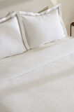 Karaca Home White Collection Doris %100 Pamuk Çift Kişilik Yatak Örtüsü Takımı Gri