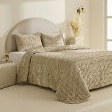 Karaca Home Clement Çift Kişilik Yatak Örtüsü Takımı Bej