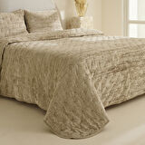 Karaca Home Clement Çift Kişilik Yatak Örtüsü Takımı Bej