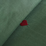 Karaca Home Amour Mio %100 Pamuk Çift Kişilik Nakışlı Nevresim Takımı Koyu Yeşil