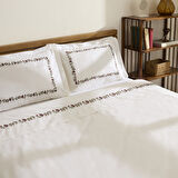 Karaca Home Merlith Çift Kişilik Nevresim Takımı Beyaz