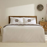 Karaca Home Nubea Nakışlı Çift Kişilik Nevresim Takımı Beyaz