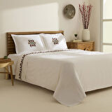 Karaca Home Nubea Nakışlı Çift Kişilik Nevresim Takımı Beyaz