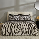 Karaca Home Marimba %100 Pamuk Çift Kişilik Nevresim Takımı Siyah