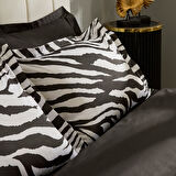 Karaca Home Marimba %100 Pamuk Çift Kişilik Nevresim Takımı Siyah