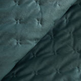 Karaca Home Granel Çift Kişilik Kadife Yatak Örtüsü Petrol