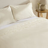 Karaca Home Avenza Brodeli Çift Kişilik Nevresım Takımı Beyaz