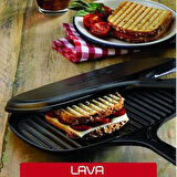 Lava Eliptik Döküm El Tost Makinesi