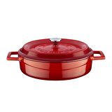Lava 24 cm Döküm Basık Tencere