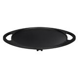 Lava Döküm Saç Kavurma Tavası, Metal Kulplu. Çap(Ø)20cm.