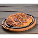 Lava Döküm Pizza / Krep / Pankek Tavası, Yuvarlak, Çap(Ø)28cm.