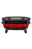 Lava Döküm Mangal Seti Kırmızı 36 X 45 cm LV MNG 3645 R