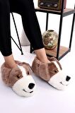 Unisex Çocuk Hayvanlı Köpekli Panduf Ev Botu