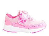 Elsa Anna Kız Çocuk Işıklı Pembe Spor Ayakkabı Beyaz Sneaker
