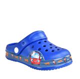 Kukuli Minky Erkek Çocuk Mavi Kaymaz Taban Terlik Sandalet