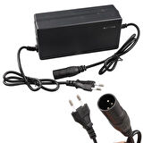 Powermaster PM-14488 54.6 Volt 2.8-3.0 Amper Lithium Batarya Şarj Cihazı 3 Pinli Erkek Jacklı