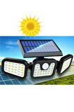 Greentech Güneş Enerjili Hareket Sensörlü 3 Taraflı Led Aydınlatma / GT-SL07