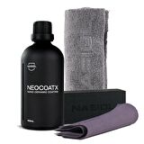 Nasiol Neocoatx Nano Seramik Kaplama ve Mikrofiber Bez, Uygulama Takozu, Süet Bez Seti