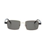 Hermossa Hm 1612 C1 56 Unisex Dikdörtgen Gold Metal Güneş Gözlüğü