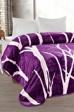 4 Kg Battaniye Supersoft Embos Kalın Yumuşak Peluş Çift Kişilik Yumoş Kabartma 220x240 cm Devin