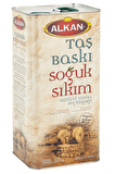 Alkan Zeytin Taş Baskı Soğuk Sıkım Zeytinyağı 5 lt Teneke 