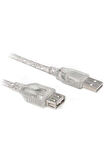 COMPAXE CUK-5 ŞEFFAF FİLİTRELİ USB UZATMA KABLOSU 5 Metre 
