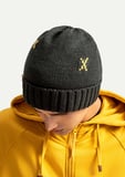 Antrasit Unisex X Örgü Bere | (Crux - Asphalt)