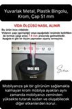 8 Adet 1. Sınıf A Kalite Krom M8 İnce Vida Baza Koltuk Kanepe Destek Ayağı Mobilya Tv Ünitesi Sehpa