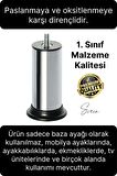 24 Adet 1. Sınıf A Kalite Krom M8 İnce Vida Baza Koltuk Kanepe Destek Ayağı Mobilya Tv Ünitesi Sehpa