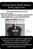 24 Adet 1. Sınıf A Kalite Krom M8 İnce Vida Baza Koltuk Kanepe Destek Ayağı Mobilya Tv Ünitesi Sehpa