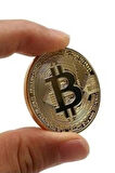 3 Adet Özel Seri Premium Bitcoin Madeni Para Kutulu Hediyelik Metal Hatıra Koleksiyon Kripto Coin